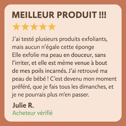 Éponge Exfoliante – Pour une Peau Douce, Lisse et Éclatante